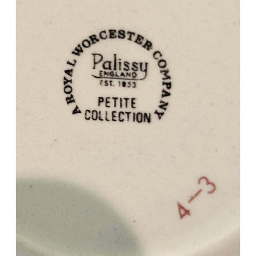 Vintage Royal Worcester Palissy Petite Collection Plate 3 1/4" Nursery Rhythm - Picture 4 of 5